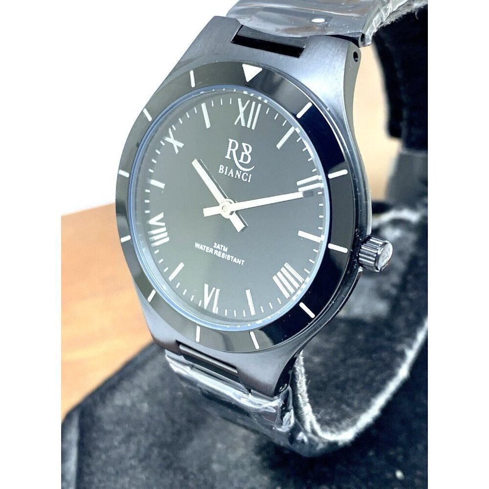 Roberto Bianci Women's Watch RB0410 Eterno Quartz Black Stainless Steel 34mm